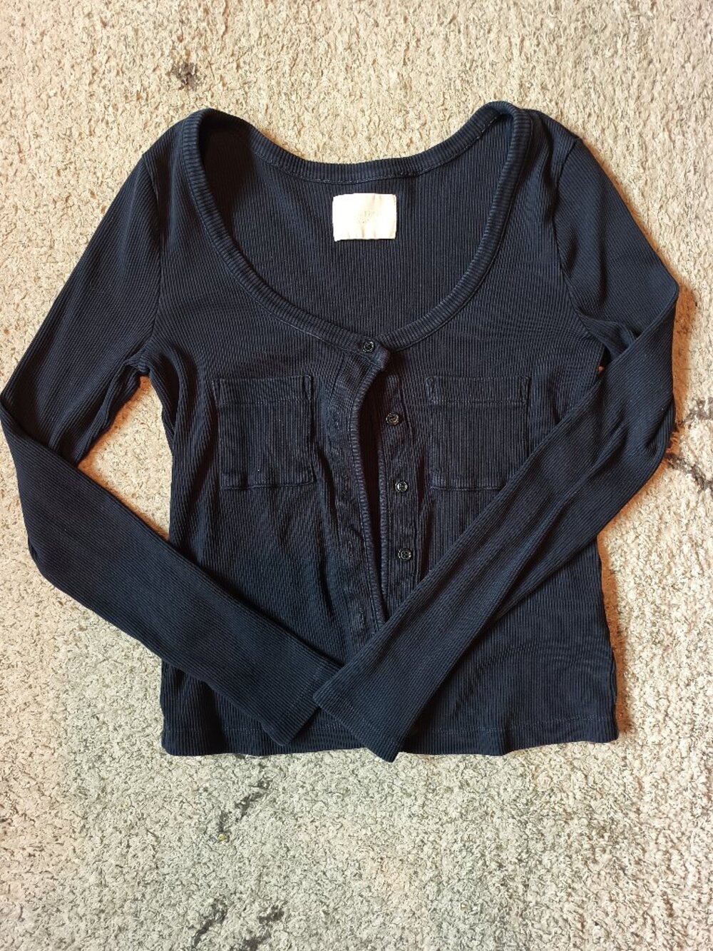 Citizens of Humanity Women's Black and Navy Top